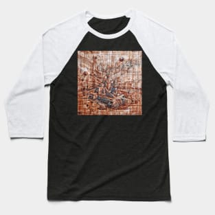 Celestial Art: Abstract Designs Baseball T-Shirt